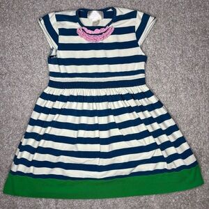 Matilda Jane Striped Blue and Green Kids Dress